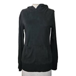 Glassons Black Hooded Sweater Size 12
